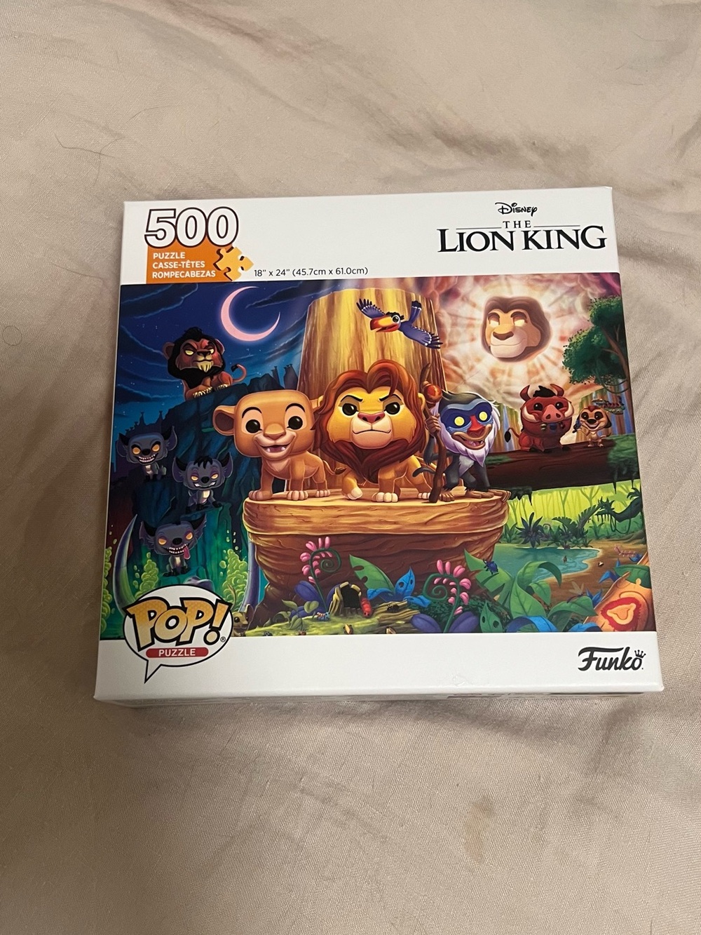 Disney The Lion King 500 piece puzzle!  colorful good condition